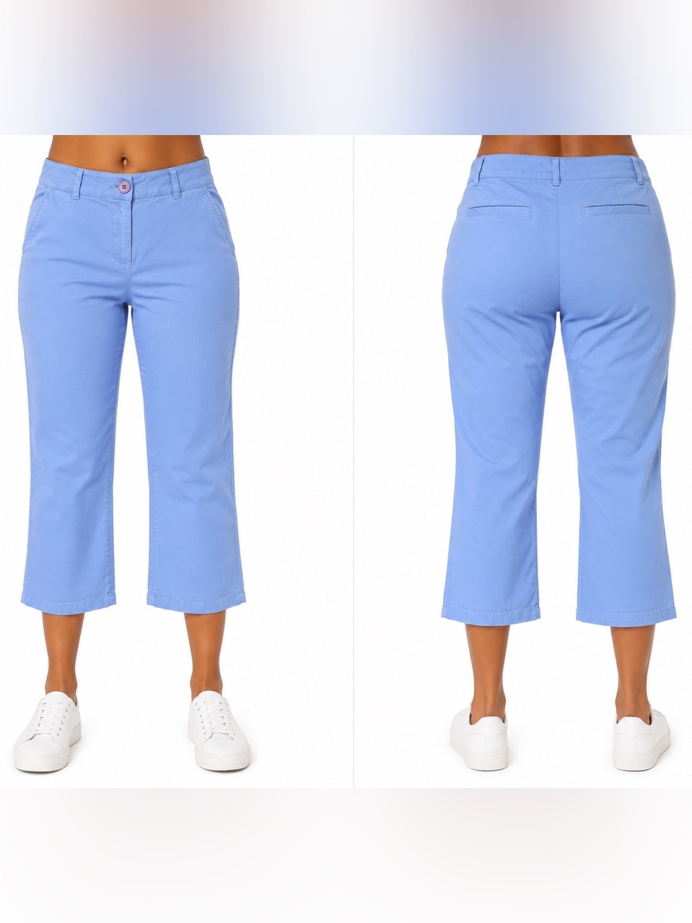Crown & Ivy Charlotte Cropped Flare Pants Size 14